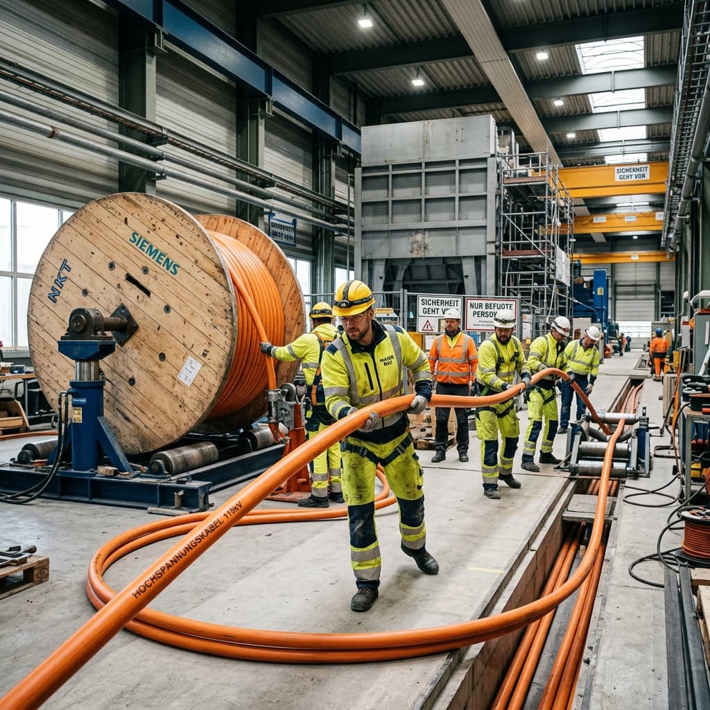 Großprojekt Kabelzug Chemiepark